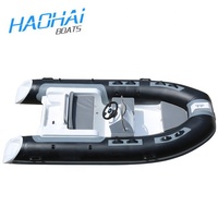 Nouveau bateau pneumatique semi-rigide (RIB) de type mini avec console, coque en fibre de verre de 3,6 m