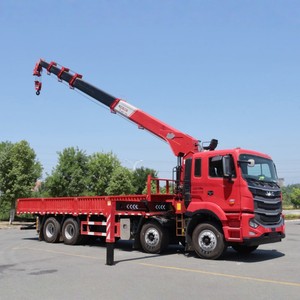 Fournisseur d'usine JAC Grue à flèche télescopique montée sur camion 14 tonnes 16 tonnes Grue de camion de fret 8x4 à vendre - Product Image 4