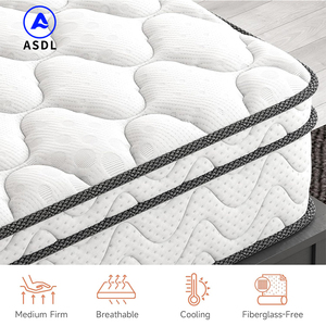 Lai Vua Kích thước nệm cửa hàng gần tôi khách sạn Nệm Gel Bộ nhớ Bọt Túi mùa xuân nệm - Product Image 2