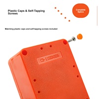 Boîtier de jonction ABS étanche IP65 à surface brillante avec oreilles de fixation pour caméra de vidéosurveillance et batterie au lithium extérieure – Vente en gros