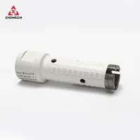 Foret à noyau de diamant brasé sous vide segmenté par couronne D35mm pour le forage de pierre