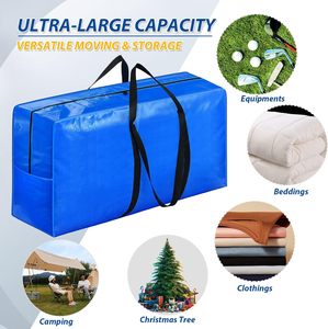 57 gallon Thêm lớn lưu trữ túi XXL Jumbo lớn di chuyển túi nhiệm vụ nặng nề lưu trữ <span class=keywords><strong>Totes</strong></span> di chuyển hộp Nguồn cung cấp cho đại học - Product Image 5