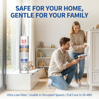 Sellador MS-50B de Grado Alimenticio, Libre de Formaldehído, de Calidad Premium, con Certificación FDA y CE, Seguro para Bebés, para Habitaciones Infantiles y Guarderías
