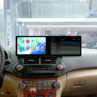 Foforfor Pantalla Táctil Dual de 10.1 Pulgadas para Toyota Highlander 2009-2014, Radio Estéreo para Auto Android 15, Reproductor Multimedia de Video, GPS, Navegador