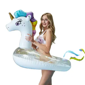 厂家热销优质水上乐园成人玩具充气骑乘游泳池和沙滩漂浮物动物漂浮物