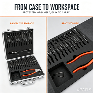 OEM ODM Lishi 32PCS Herramientas Profesionales <span class=keywords><strong>de</strong></span> Cerrajería <span class=keywords><strong>de</strong></span> Acero Inoxidable para CY24 DW04R MAZ24 HYN11 HU127T - Product Image 4