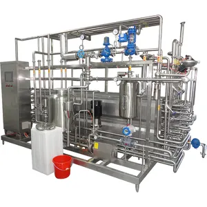 Productos lácteos de leche de soja Cervezas Línea de producción de leche Uht Máquina de esterilización de leche Uht