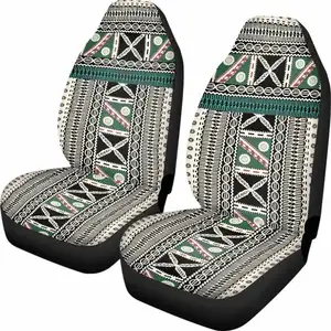 Fabric Automotive Upholstery New Fashion High Quality For Car Seat Covers Suit Polynesian Tribal Fiji Custom Plumeria Print Logo