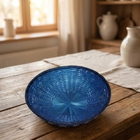 Handgemaakte bamboe rechthoekige opbergmanden, milieuvriendelijk vintage design voor keuken, woonkamer, multifunctioneel voor fruit en snacks