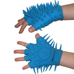 Gants de Massage en Silicone à Texture Fourrure de Haute Qualité pour Femmes, Produit Sexuel SM avec Pointes Inductrices d'Orgasme pour la Flirtation - Product Image 4