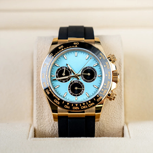 Reloj Mecánico Automático de Lujo Azul Clásico para Hombre, Modelo 4131, Resistente al Agua, Movimiento ETA, Esfera de 41 mm - Product Image 1