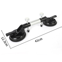 Tensor de vacío manual portátil de aleación de aluminio de 123 mm con ventosa para almacenamiento de hardware, ajustable