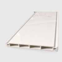 Panneau creux en PVC pour salon, profilés muraux et de fenêtres en plastique extrudé UPVC, couleur et taille personnalisées, résistant à la corrosion