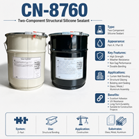 Encapsulant thermique CN-8760, silicone gris bicomposant 1:1 pour le scellement des circuits imprimés