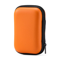 Estuche de Almacenamiento Portátil con Cierre para Auriculares, Organizador de Cables, Bolsa de Viaje Rectangular de Plástico con Interior de Malla, Opciones Multicolores