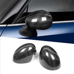 Shasha Carbon Fiber Rear View Mirror Decorative Cover Real <strong>Car</strong> Exterior <strong>Accessories</strong> for Mini F55 F56 F57 - Product Image 5