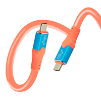 Câble de charge rapide PD 240W de 3 pieds pour téléphones Android, charge rapide et transfert de données, Type C vers C, Micro USB, chargeur mobile, emballé