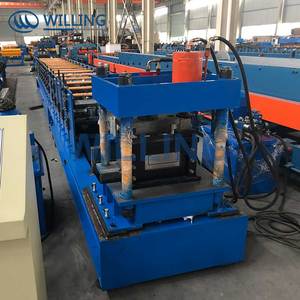 Ligne de production de machines de formage de tuiles en acier rapide WILLING, haute productivité, moteur à commande PLC, roulement de gouttière PPGI - Product Image 6