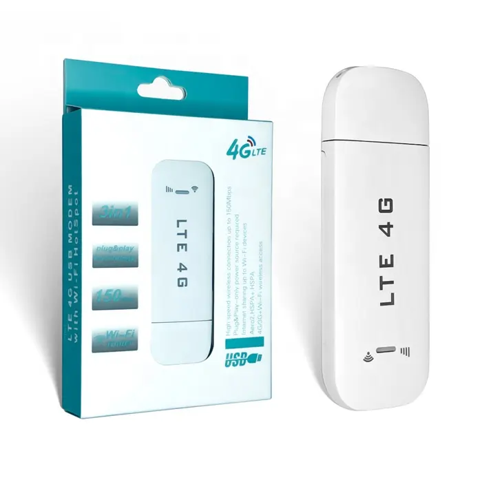 Inventario all'ingrosso LTE 3 in1 e3372 router sim card 4g wifi 150Mbps OEM dongle wifi accesso a internet a lunga distanza