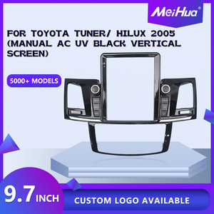 Meihua อุปกรณ์ตกแต่งภายในรถยนต์สำหรับโครงวิทยุ DVD สำหรับ <span class=keywords><strong>Toyota</strong></span> Tuner/ ไฮลักซ์2005แผงหน้าปัดรับประกัน1ปี - Product Image 2