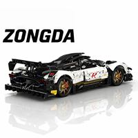 ZONGDA Voiture de sport super échelle 1/8, 3365 pièces, modèle de course mécanique à assembler, véhicule statique, collection de modèles réduits, ensembles de blocs de construction