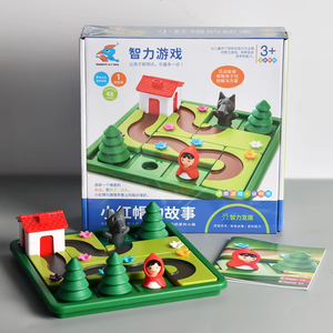 Caperucita Roja inteligente Hide & Seek <span class=keywords><strong>juego</strong></span> <span class=keywords><strong>de</strong></span> <span class=keywords><strong>mesa</strong></span> plástico construcción <span class=keywords><strong>de</strong></span> habilidades rompecabezas lógica IQ juguete <span class=keywords><strong>de</strong></span> entrenamiento regalo para niños - Product Image 6