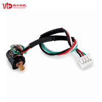 Motor Stepper Magnet Permanen 6mm VSM0616 NEMA 2 3.3V 18 Derajat 2 Fase untuk Kamera, Peralatan Medis, dan Motor Stepper Video Jaringan