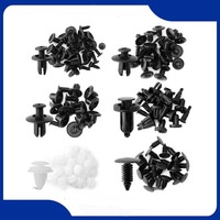 100PCS Clips de retenue de pare-chocs Kit de fixation de rivets de voiture Tailles les plus populaires