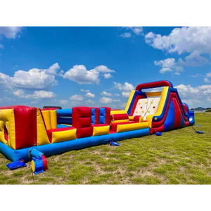 2025 Gran Venta: Equipos de Juego Comerciales para Exteriores, Pista de Obstáculos Hinchable para Niños, Ideal para Negocios de Alquiler - Product Image 1