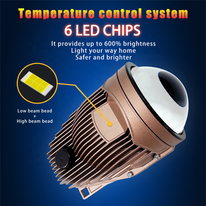 L30 Nouveau projecteur de feux antibrouillard Bi-<span class=keywords><strong>LED</strong></span> doré intégré de 3 pouces 90W, lentille haute luminosité, super pénétration, facile à installer - Product Image 4