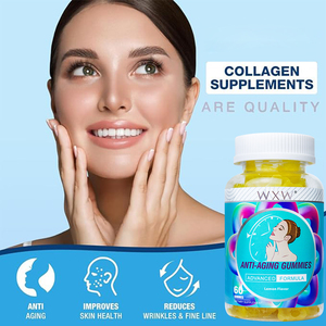 Gomitas antienvejecimiento con sabor a limón orgánico natural, gomitas con extracto de vitamina C y biotina para la salud del cabello, las uñas y los huesos - Product Image 2