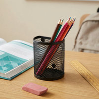 Porte-stylo magnétique demi-lune avec logo personnalisé, cadeau promotionnel, organisateur de bureau d'entreprise, rangement de papeterie