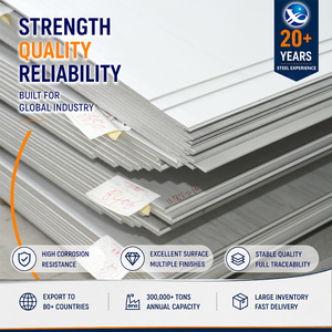 ISO Certified 310S 2B Finish 2.0mm x 1219mm 5x10' Skin Passed Stainless Steel Sheet for Automotive Manufacturing - Product Image 1