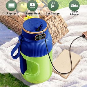 Licuadora Portátil Inalámbrica USB para Exteriores, Extractor de Jugos de Frutas y Naranjas, Mini Licuadora de Cítricos Manual - Product Image 3