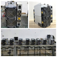 사용 된 Antminer S17 + 67T 70T 73T 76T 비트 비트 코인 SHA-256 알고리즘에 대 한 아시아 광부 BTC 광산 기계 사용