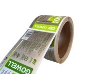 Autocollants adhésifs en PET de qualité alimentaire, argent mat premium |   Résistant aux produits chimiques, imperméable et résistant à l'huile |   Formes personnalisables pour le foie