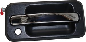 Poignée de porte extérieure avant droite Royal Sun Premium en ABS chromé, remplacement compatible avec H2 (2003-2009) avec emplacement pour clé intégré - Product Image 5