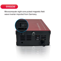 Convertisseur d'onde sinusoïdale à ultrasons portable universel DC12v-99900W onduleur de puissance, bonne dissipation thermique