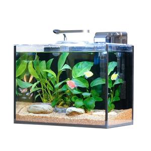 Réservoir de poissons de bureau de taille personnalisée ensemble complet avec éclairage et filtre accessoires <span class=keywords><strong>Aquarium</strong></span> en verre ultra blanc - Product Image 5