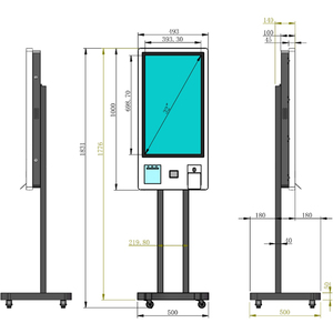 Tự phục vụ máy thức ăn nhanh cảm ứng kiosk tự đặt hàng kiosk sẵn sàng để công văn - Product Image 6