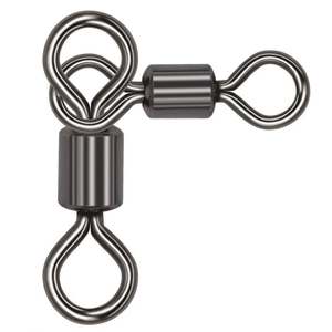 6/0-1/0 Pesca <span class=keywords><strong>Emerillon</strong></span> <span class=keywords><strong>Peche</strong></span> 3 voies pêche pivotant roulant Triangle Joint roulant émerillons connecteur de pêche accessoires de pêche - Product Image 1