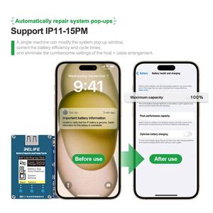 Relife XA2 <span class=keywords><strong>Pro</strong></span> pop-up TESTER สำหรับ iPhone 11 12 <span class=keywords><strong>13</strong></span> 14 15 <span class=keywords><strong>PRO</strong></span> MAX 100% <span class=keywords><strong>แบ</strong></span><span class=keywords><strong>ต</strong></span>เตอรี่สภาพใหม่ประสิทธิภาพ<span class=keywords><strong>แบ</strong></span><span class=keywords><strong>ต</strong></span>เตอรี่220V - Product Image 4