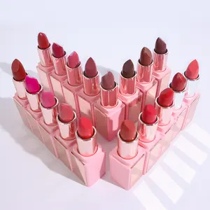 Creamy Cosmetics Private Label Nude Long Lasting Pink Lip Stick Vegan Makeup Velvet Waterproof Matte Lipstick