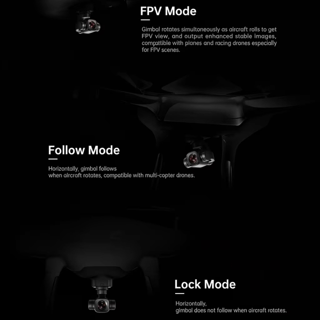 SoloGood SIYI A8 Mini 4K 8MP Ultra HD 6X Digital Zoom Gimbal Camera AI Smart Identify Tracking HDR Night Vision FPV Acrylic