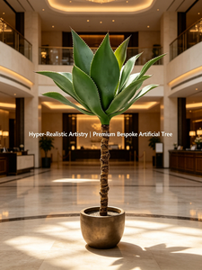 OH ARTS Plante d'Agave Artificielle en <span class=keywords><strong>Pot</strong></span> - Faux Succulent Réaliste pour Décoration Moderne - Végétation Extérieure Résistante aux UV - Product Image 1