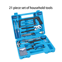 Kit d'outils à main haute performance, assortiment de plusieurs pièces, boîte à outils pour réparations domestiques et travaux d'installation quotidiens
