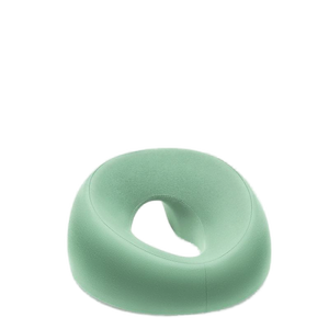 وسادة وسادة وجه دائرية من رغوة الذاكرة وسادة دعم الرقبة مع غطاء قابل للإزالة - Product Image 1