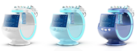 Machine hydrofaciale intelligente 7 en 1 d'équipement de beauté d'hydre de vergeture de bleu glacial pour des produits de beauté esthétiques pour des femmes
