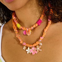Collier à breloques personnalisé DIY en acier inoxydable plaqué or 18 carats étanche Bijoux à la mode pour écharpe