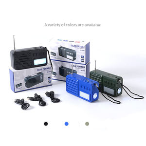 <b>USB</b>/TF Card Solar Charging Factory Portable Radio Durable 1500mAh Rechargeable 64 108MHz BT Radio Flashlight for Home Outdoor - Product Image 5